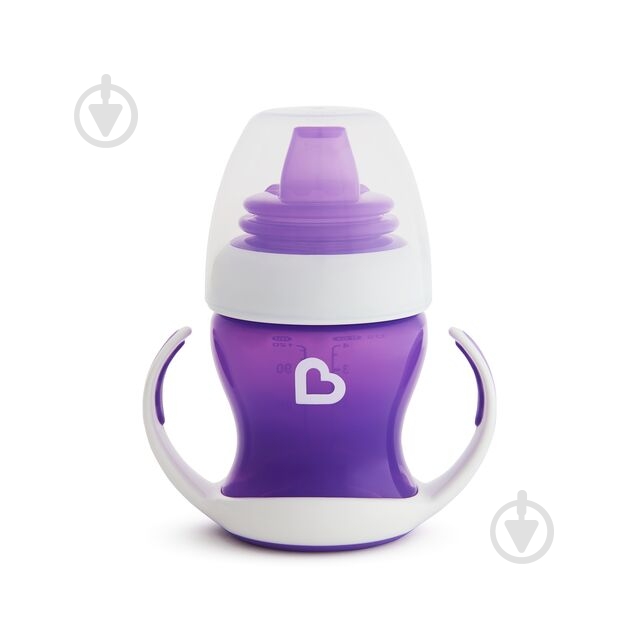 Поїльник-непроливайка Munchkin Gentle Transition 118 мл фіолетовий (17129.04) - фото 1 Поїльник-непроливайка Munchkin Gentle Transition 118 мл фіолетовий (17129.04) - фото 1