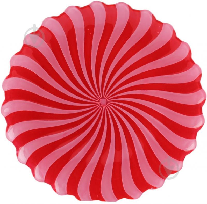Блюдо Akcam Bonbon 32 см красный (13965) - фото 1 Блюдо Akcam Bonbon 32 см красный (13965) - фото 1