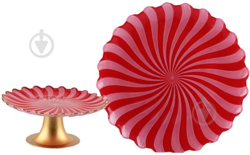 Блюдо Akcam Bonbon 32 см красный (13965) - фото 3 Блюдо Akcam Bonbon 32 см красный (13965) - фото 3