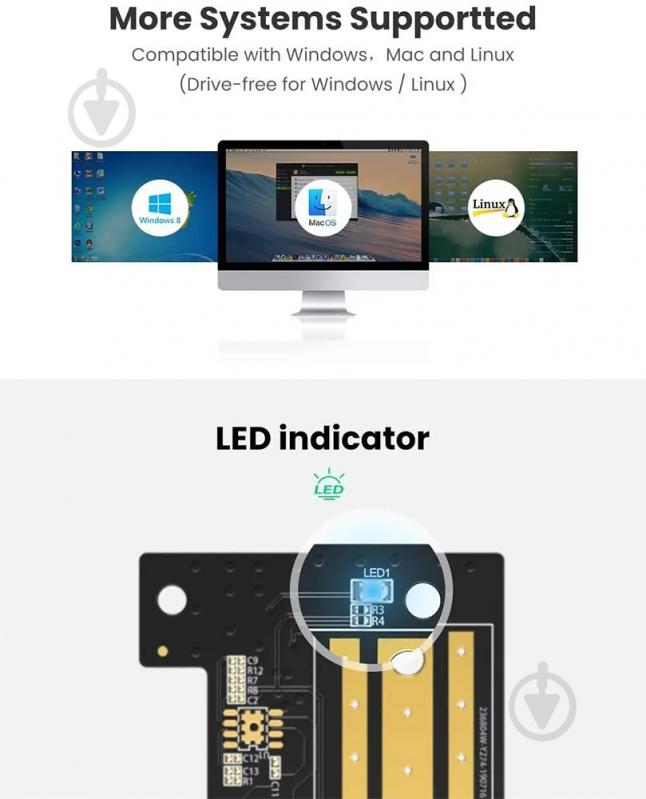 Карман внутренний UGREEN 70503 - фото 8