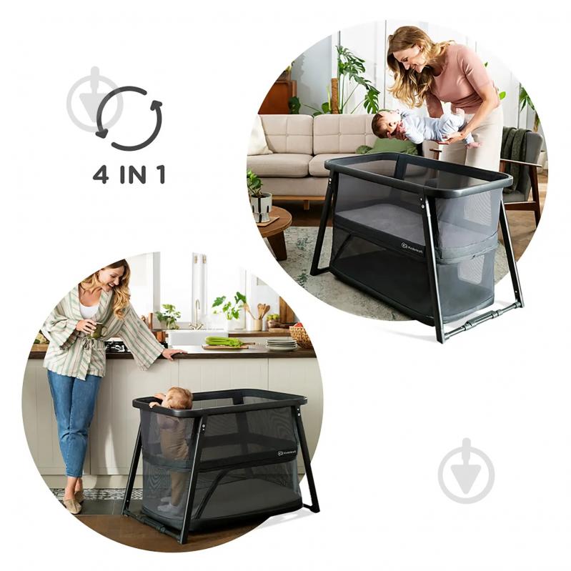 Манеж-кровать Kinderkraft Sofi Plus Grey KLSOFIPLGRY0000 - фото 8