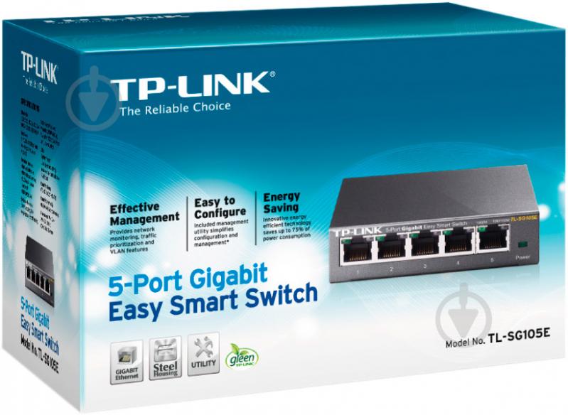 Комутатор TP-Link TL-SG105E - фото 4