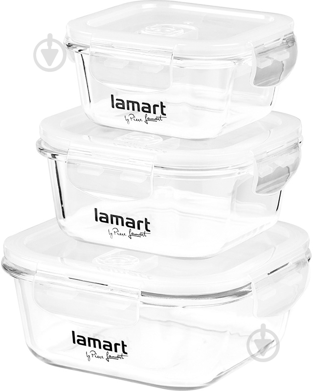 Набор контейнеров Lamart 3 шт. LT6012 - фото 1