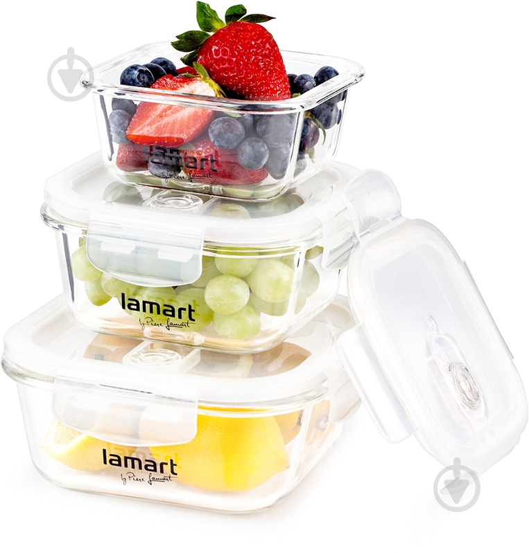 Набор контейнеров Lamart 3 шт. LT6012 - фото 4