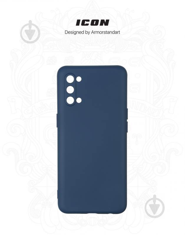 Панель ICON Case для OPPO Reno4 Dark Blue (ARM57169) OPPO Reno4 Pro (57169) - фото 3