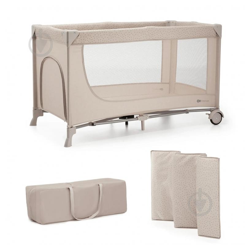 Манеж-ліжко Kinderkraft Joy 2 Beige KLJOY02BEG00000 - фото 1