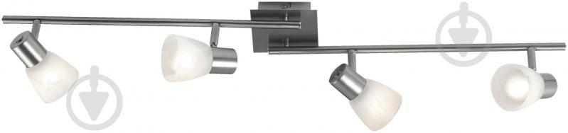 Спот Globo PARRY 4x40 Вт E14 никель 54530-4 - фото 1