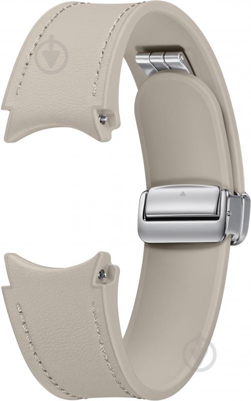 Змінний ремінець Samsung D-Buckle Hybrid Leather Band (Normal, S/M) etoupe (ET-SHR94LAEGEU) - фото 3