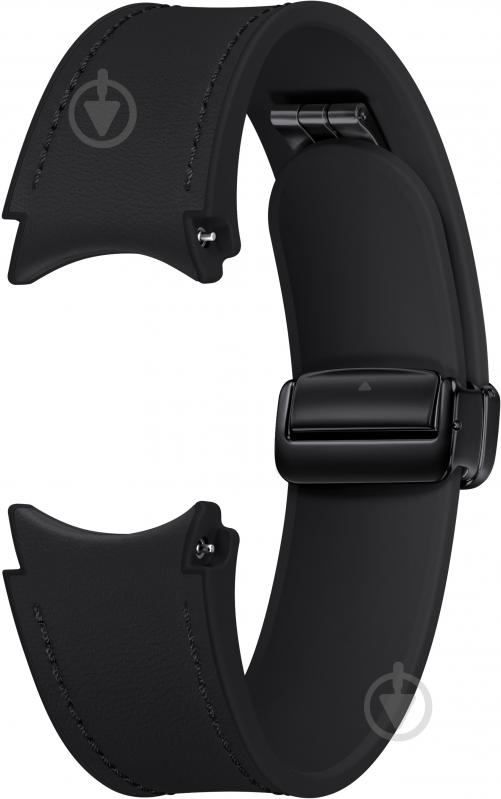 Сменный ремешок Samsung D-Buckle Hybrid Leather Band (Normal, S/M) black (ET-SHR94LBEGEU) - фото 3