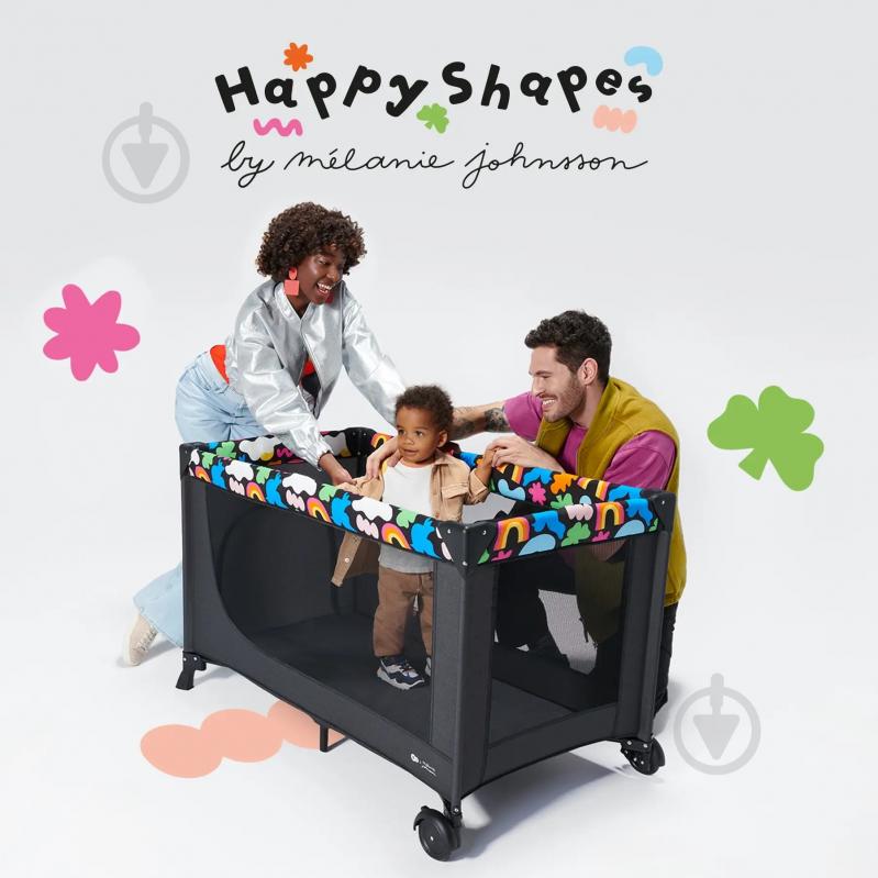 Манеж Kinderkraft Joy 2 Happy Shapes KLJOY02HAP00000 - фото 2 Манеж Kinderkraft Joy 2 Happy Shapes KLJOY02HAP00000 - фото 2