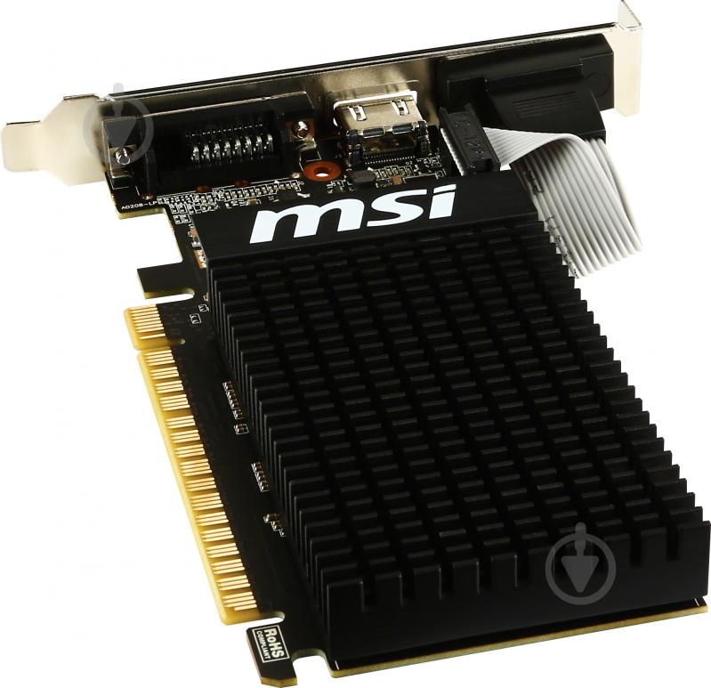 Відеокарта MSI GeForce GT 710 1GB GDDR3 64bit (GT 710 1GD3H LP) - фото 4