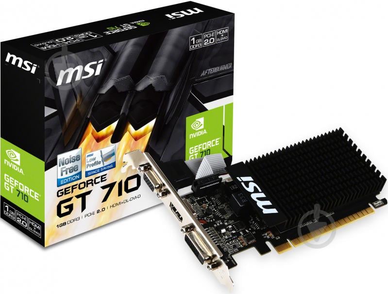 Відеокарта MSI GeForce GT 710 1GB GDDR3 64bit (GT 710 1GD3H LP) - фото 6