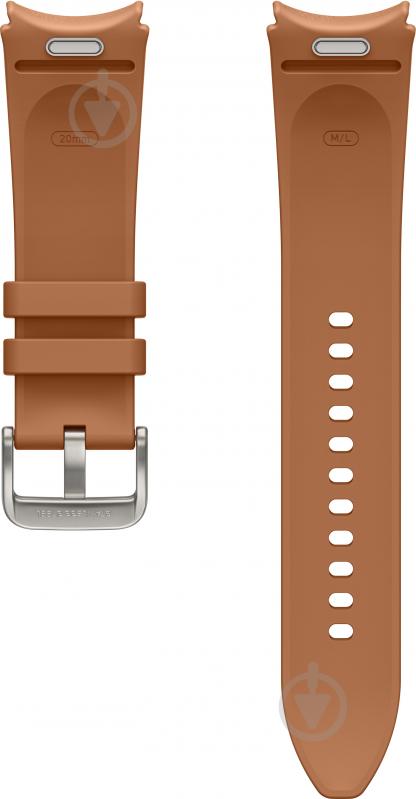 Змінний ремінець Samsung Hybrid Leather Band(M/L) camel (ET-SHR96LDEGEU) - фото 4