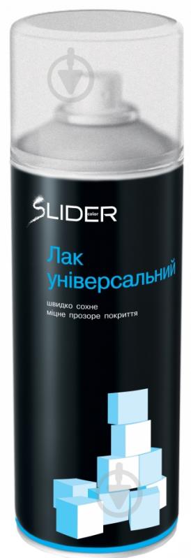 Лак SLIDER универсальный бесцветный мат 400 мл - фото 1