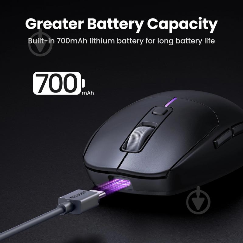 Мышь UGREEN black (90539) - фото 7