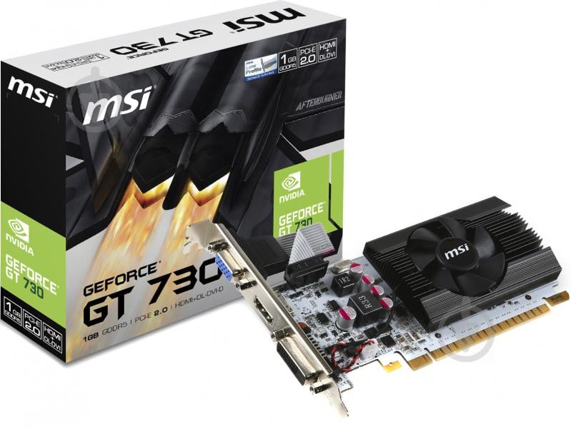 Видеокарта MSI GeForce GT 730 OC 1GB GDDR5 64bit (N730K-1GD5LP/OCV1) - фото 6