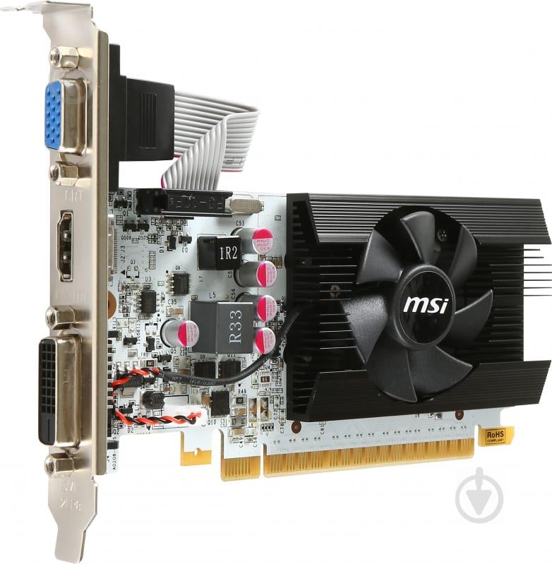 Видеокарта MSI GeForce GT 730 OC 1GB GDDR5 64bit (N730K-1GD5LP/OCV1) - фото 1