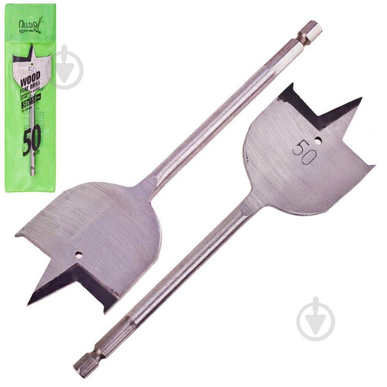 Сверло по дереву перовое Alloid 50 мм 1 шт. WF-50150 - фото 1 Сверло по дереву перовое Alloid 50 мм 1 шт. WF-50150 - фото 1