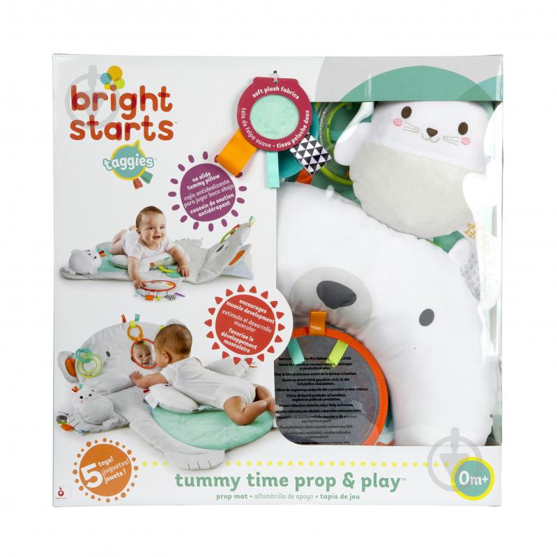 Розвиваючий килимок Bright Starts Tummy Time Prop & Play 10841 - фото 6 Розвиваючий килимок Bright Starts Tummy Time Prop & Play 10841 - фото 6