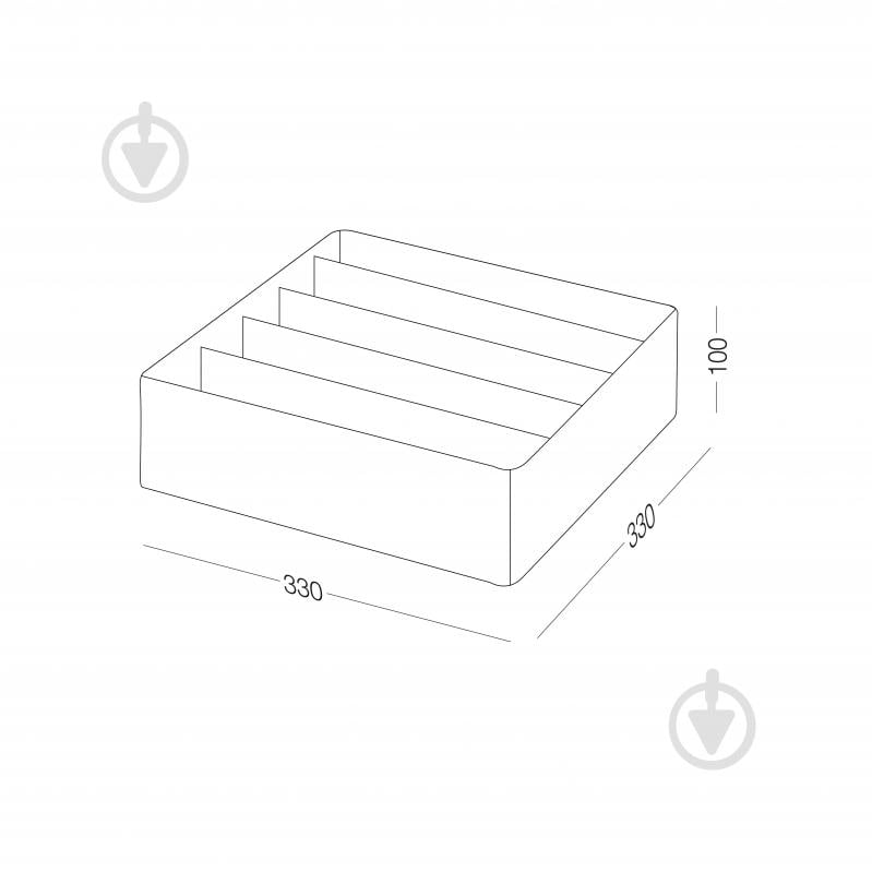 Органайзер MVM TH-09-05 GRAY 100x330x330 мм - фото 6