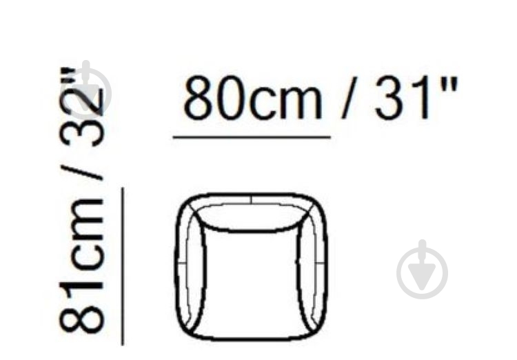 Кресло Wally С195 800х810мм - фото 5