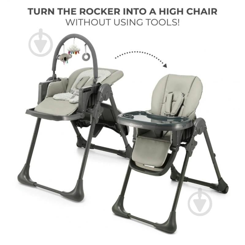 Стільчик для годування Kinderkraft Tummie Grey (KHTUMM00GRY0000) - фото 4