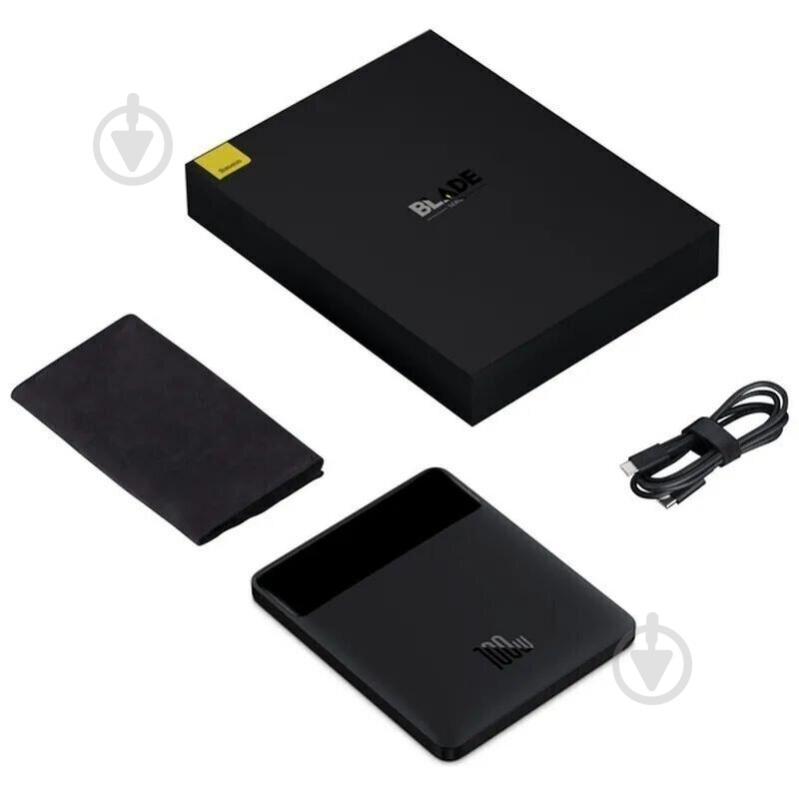 Повербанк BASEUS Blade 20000 mAh black (PPBL000201) - фото 4 Повербанк BASEUS Blade 20000 mAh black (PPBL000201) - фото 4
