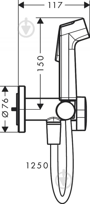 Гігієнічний душ Hansgrohe HANSGROHE S 29232340 - фото 2