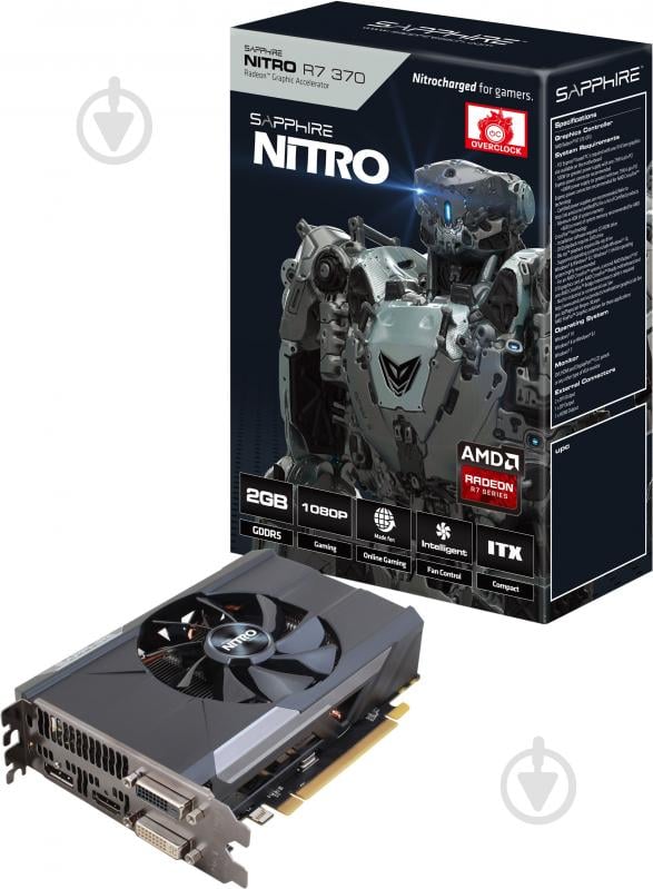 Відеокарта Sapphire Radeon R7 370 Nitro 2GB GDDR5 256bit (11240-10-20G) - фото 6