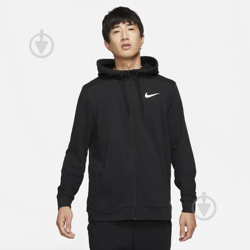 Джемпер Nike M NK DF HDIE FZ FL CZ6376-010 р.3XL чорний - фото 1