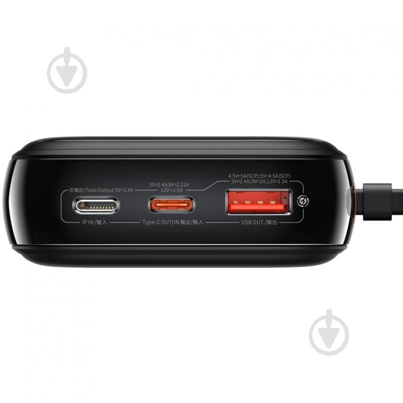 Повербанк BASEUS Qpow 20000 mAh black (PPQD060201) - фото 3 Повербанк BASEUS Qpow 20000 mAh black (PPQD060201) - фото 3