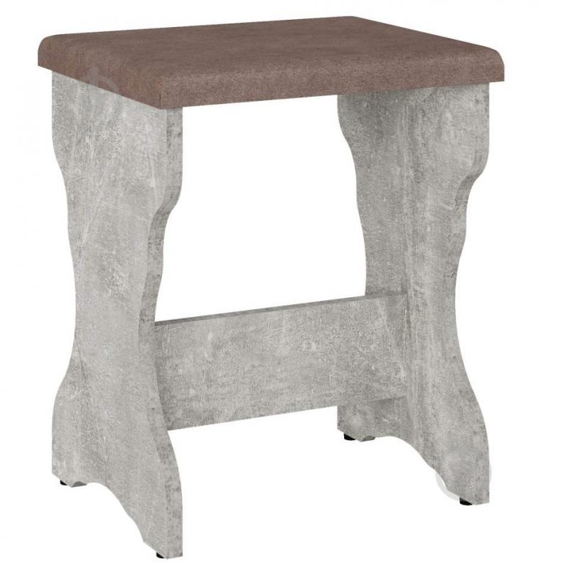 Табурет Компанит Т-2 балатон коричневый / ателье светлое - фото 1