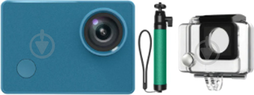 Екшн-камера Seabird 4K Action Camera 3.0 + Selfie Stick (Green) Set blue (688527) - фото 1