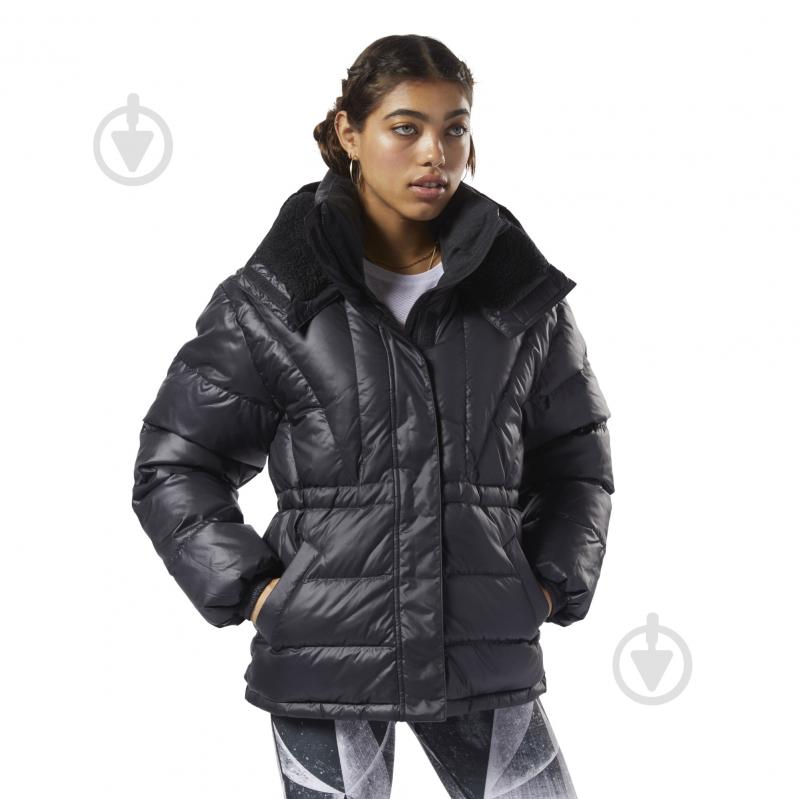 Пуховик Reebok CL DOWN MID JACKET DY5991 р.XL черный - фото 1 Пуховик Reebok CL DOWN MID JACKET DY5991 р.XL черный - фото 1