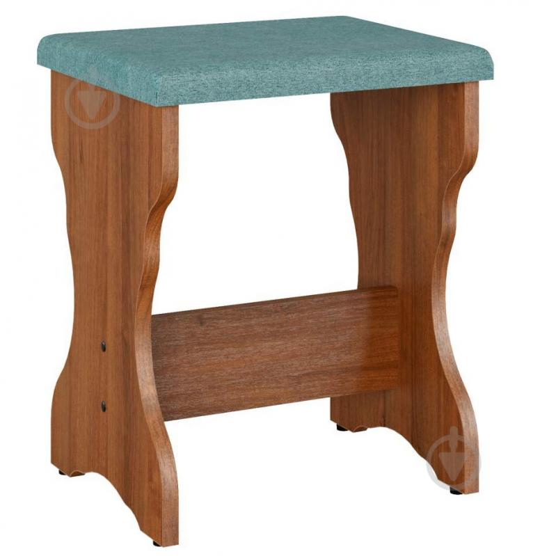 Табурет Компанит Т-2 балатон аква / орех экко - фото 1