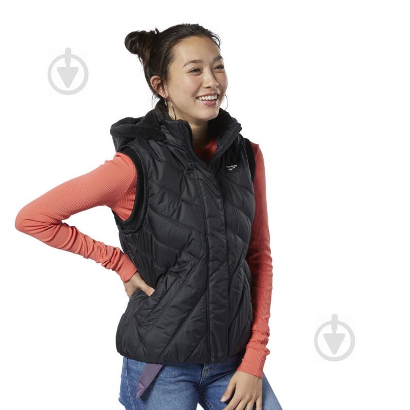 Жилет Reebok CL VEST DY5993 р.S чорний - фото 1