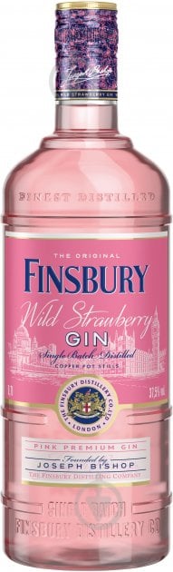 Джин Finsbury Wild Strawberry 37,5% 0,7 л - фото 1