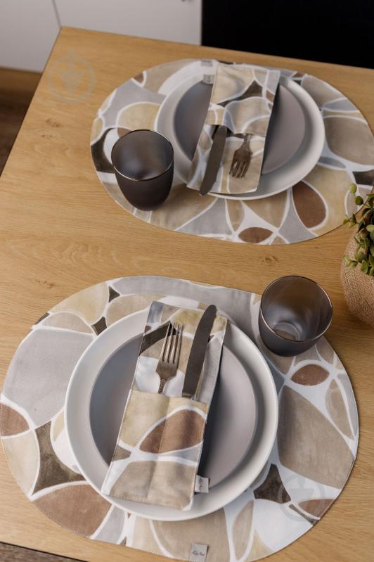 Чехол для приборов La Nuit "КАМНИ" 10x24 см - фото 5 Чехол для приборов La Nuit "КАМНИ" 10x24 см - фото 5