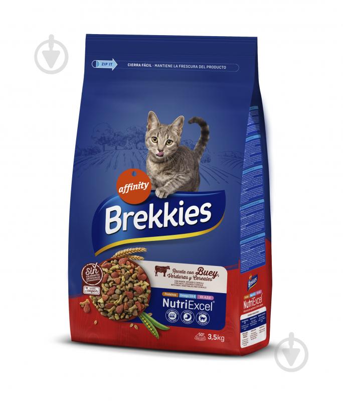 Корм Affinity Brekkies Cat Beef з яловичиною - фото 1