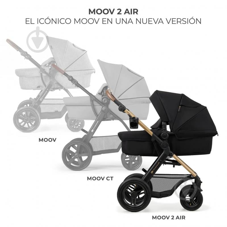 Коляска 3 в 1 Kinderkraft Moov 2 Air Pure Black (KSMOOV02BLK0000) - фото 12