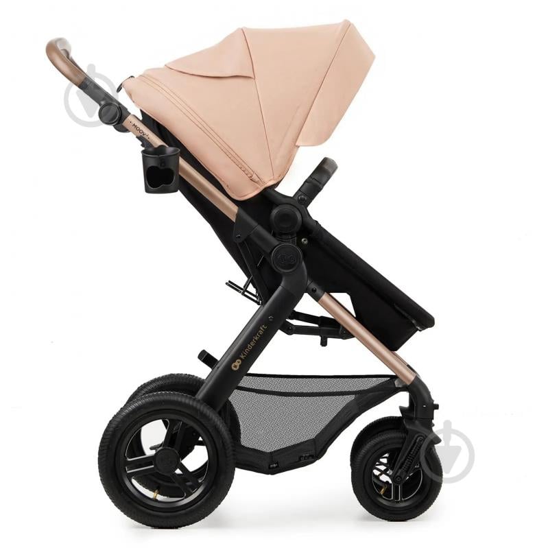 Коляска 3 в 1 Kinderkraft Moov 2 Air Sand Beige (KSMOOV02BEG0000) - фото 7