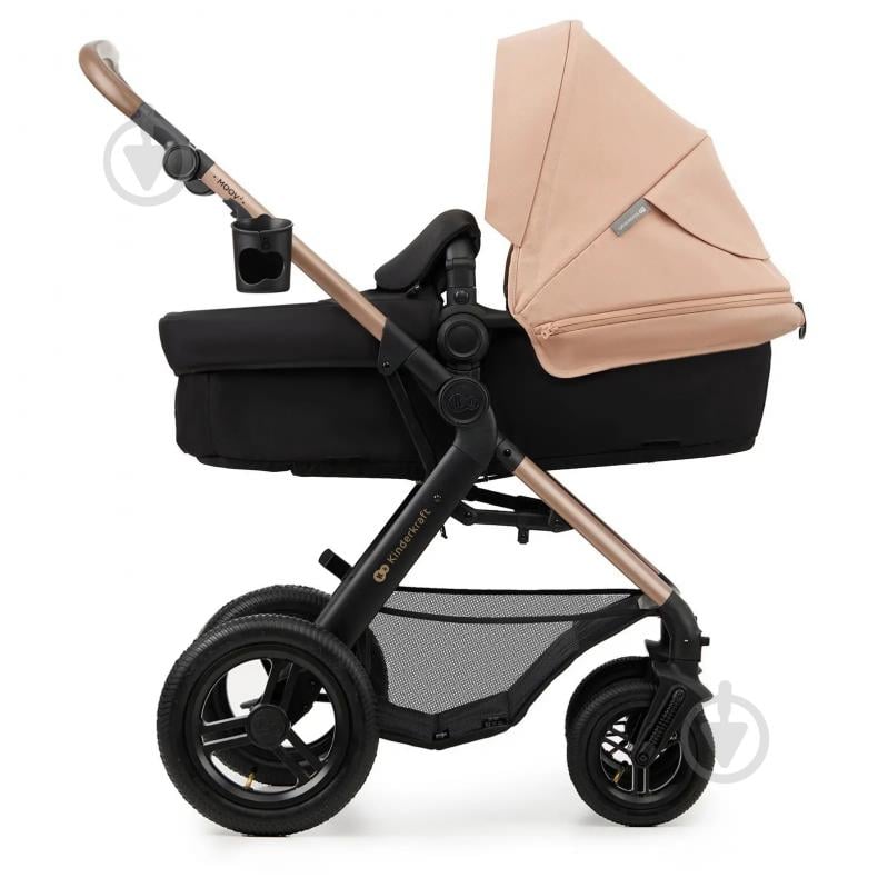 Коляска 3 в 1 Kinderkraft Moov 2 Air Sand Beige (KSMOOV02BEG0000) - фото 4