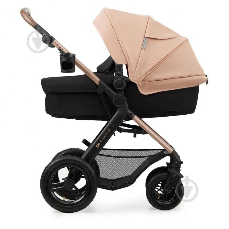 Коляска 3 в 1 Kinderkraft Moov 2 Air Sand Beige (KSMOOV02BEG0000) - фото 3