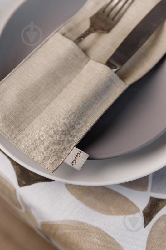 Чехол для приборов La Nuit "КАМНИ" Беж 10x24 см - фото 2 Чехол для приборов La Nuit "КАМНИ" Беж 10x24 см - фото 2