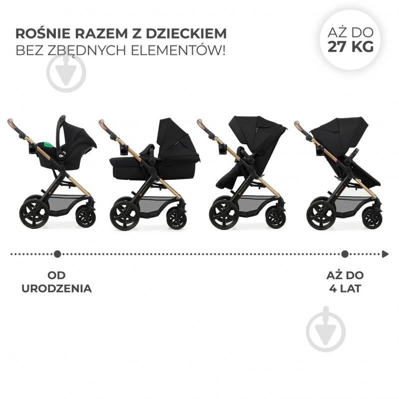 Коляска 3 в 1 Kinderkraft Moov 2 Pure Black (KSMOOV02BLKEV00) - фото 12