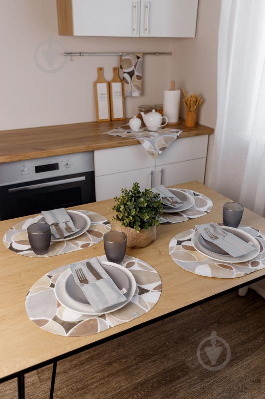 Чехол для приборов La Nuit "КАМНИ" Серый 10x24 см - фото 14 Чехол для приборов La Nuit "КАМНИ" Серый 10x24 см - фото 14