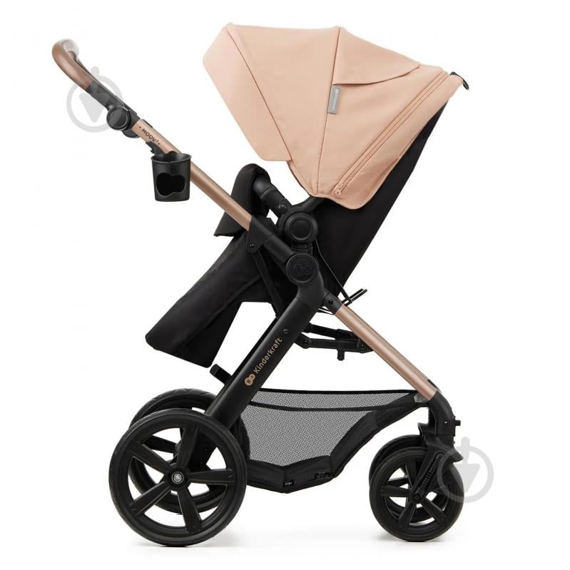 Коляска 3 в 1 Kinderkraft Moov 2 Sand Beige (KSMOOV02BEGEV00) - фото 4