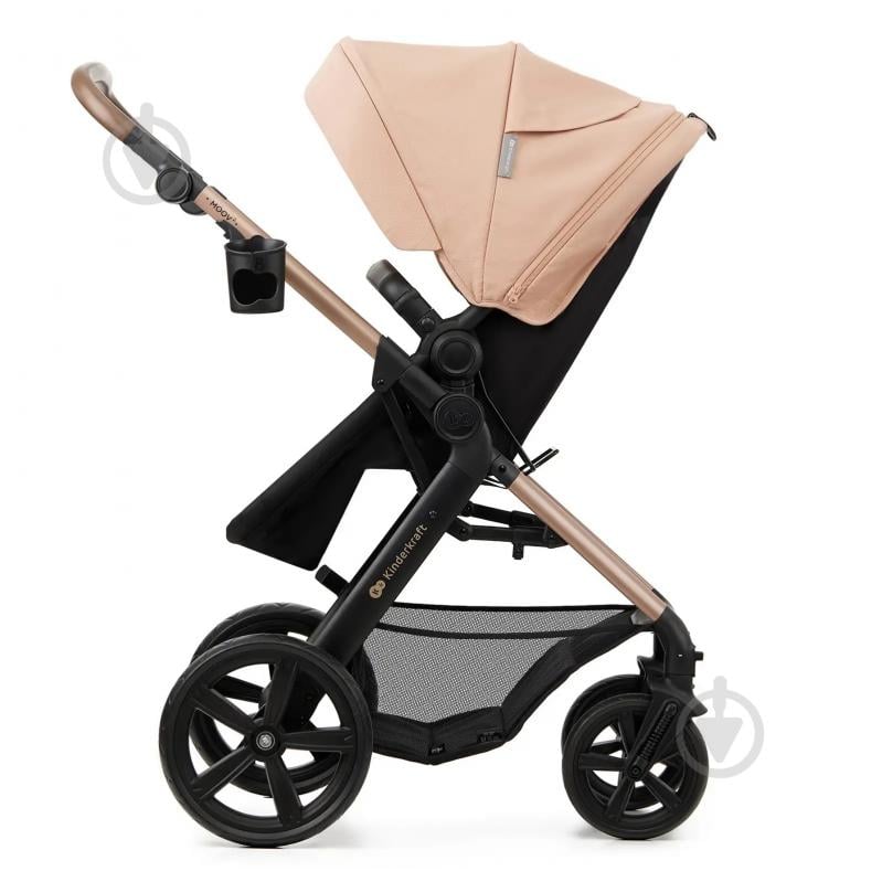 Коляска 3 в 1 Kinderkraft Moov 2 Sand Beige (KSMOOV02BEGEV00) - фото 6