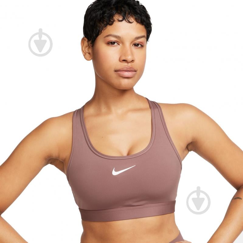 Бра Nike W NK SWSH MED SPT BRA DX6821-208 р.XL рожевий - фото 1