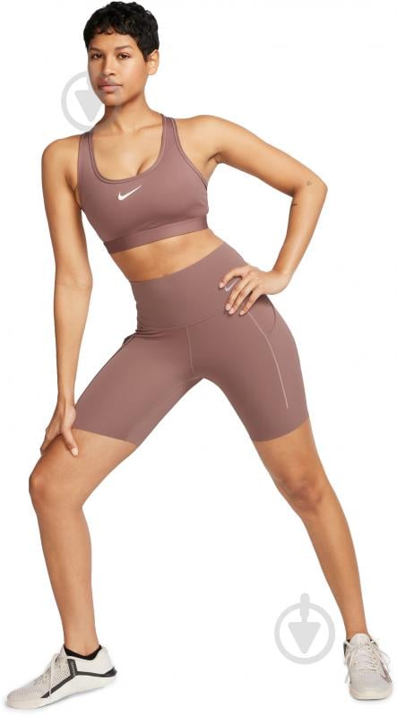 Бра Nike W NK SWSH MED SPT BRA DX6821-208 р.XL рожевий - фото 6